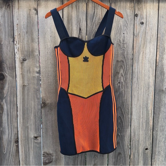 Adidas originals X Paolina Russo Knitted Dress Size Medium - Picture 4 of 13